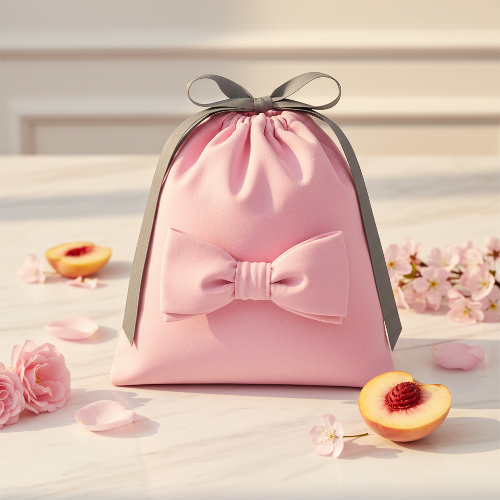 Peachy Bow Bag Lifestyle