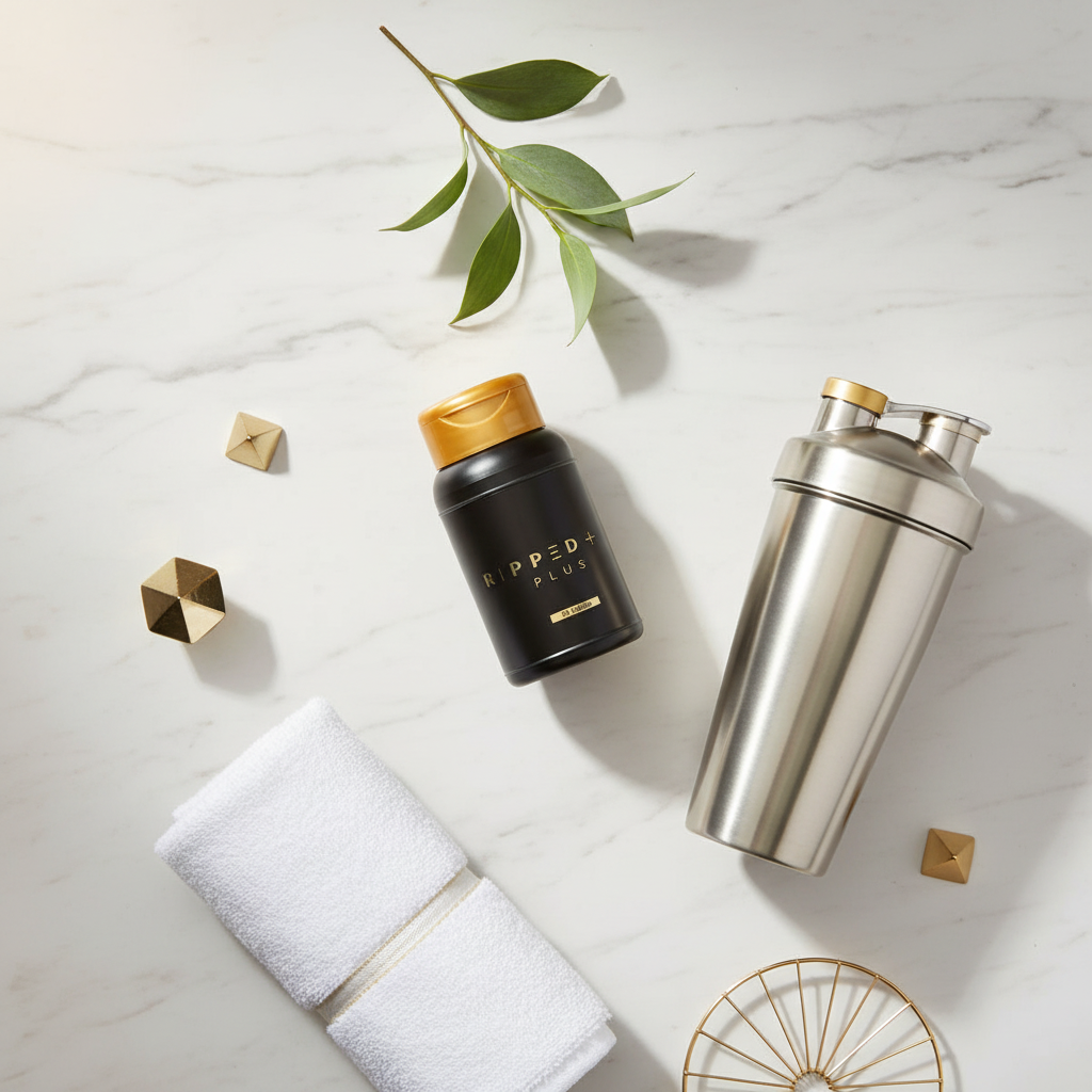 Ripped Plus Flat Lay