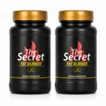 Two The Secret Fat Burner bottles standing side by side